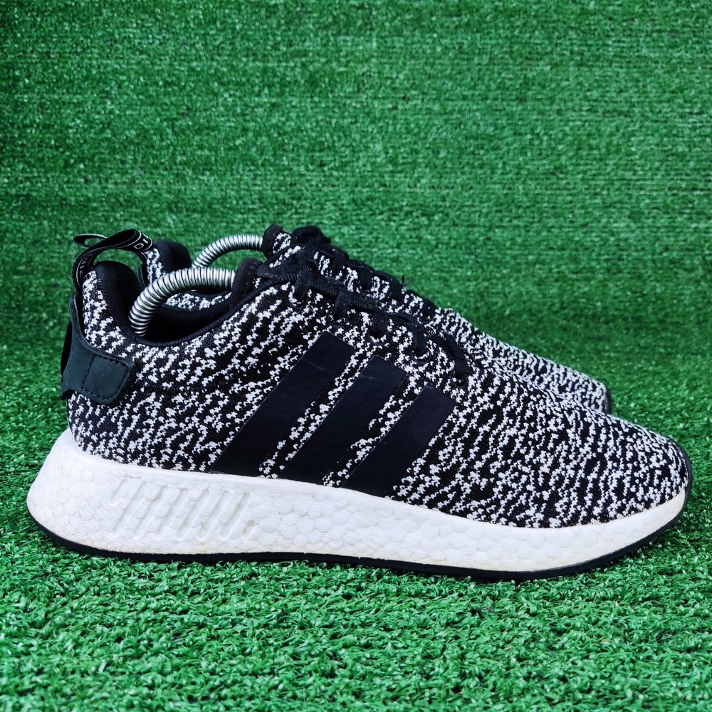 Adidas Sneakers Mens 8 Black NMD R1 Sashiko Glitch Primeknit B22631 Boost Shoes